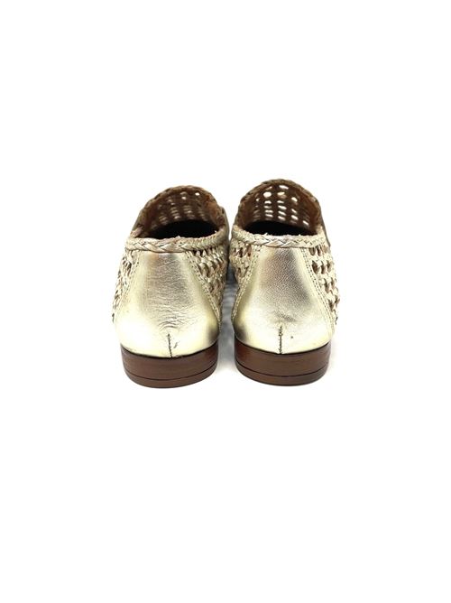 Mocassino donna intrecciato IL LACCIO | 3758PELLEGOLD